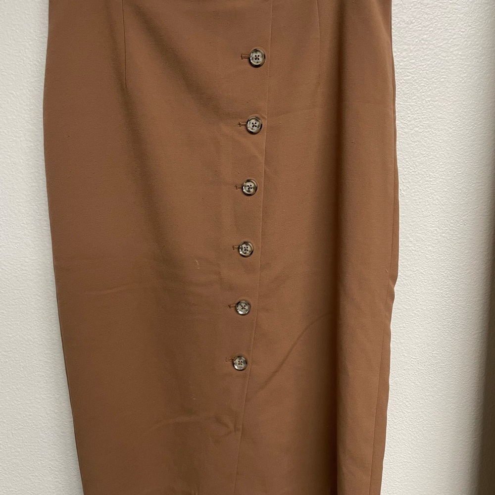 White House Black Market Brown Pencil Skirt